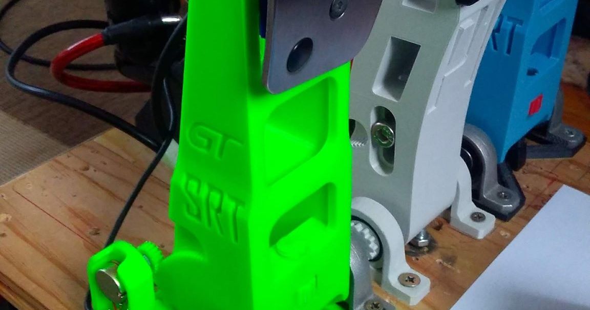 Logitech G25 G27 G29 pedal plate adapter for SRT pedals by Lebois