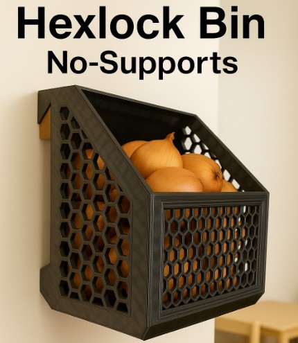 HexLock French Cleat Bin – Support-Free, Overengineered (In a Good Way)