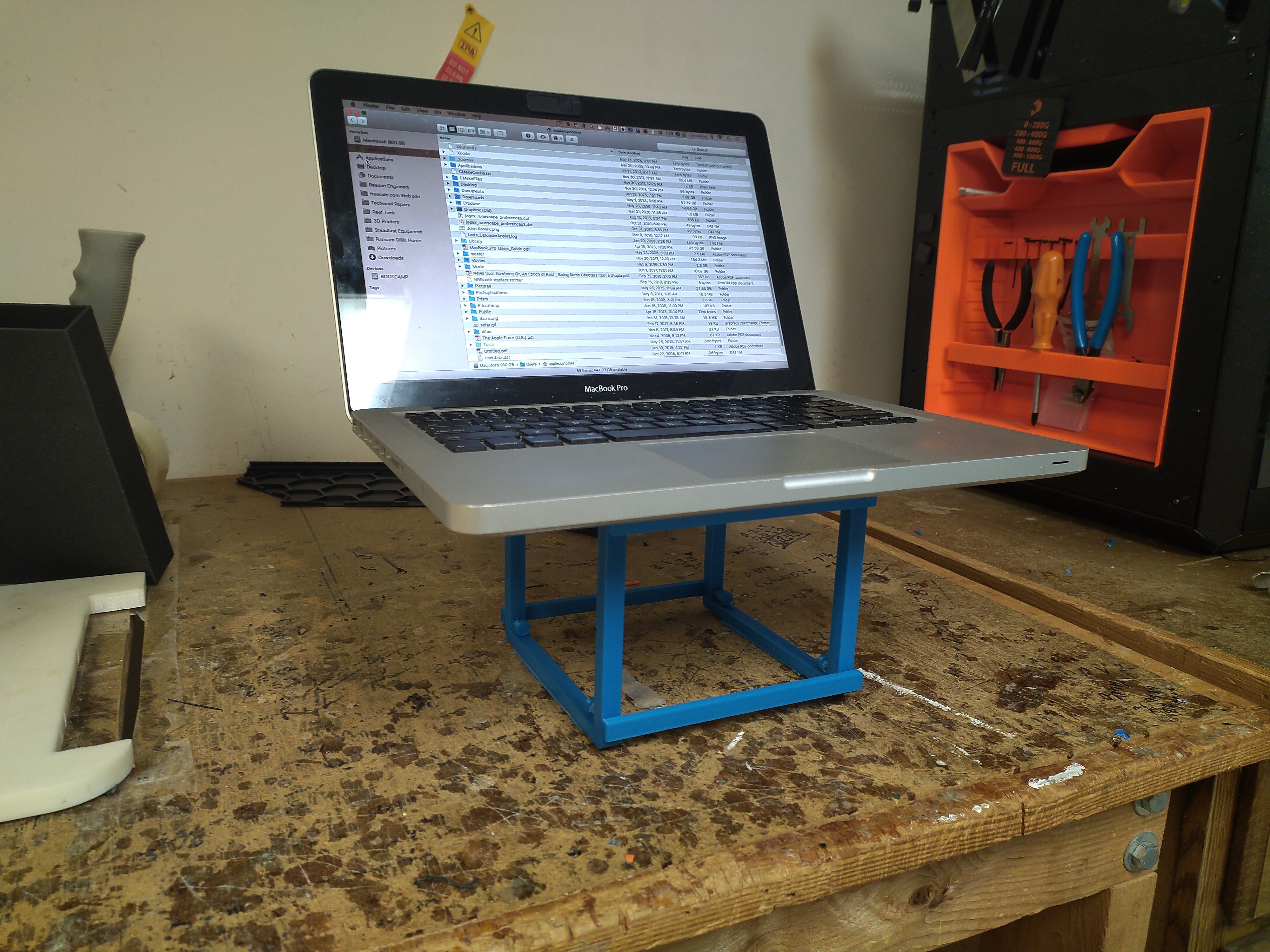Elevating Folding Laptop Stand