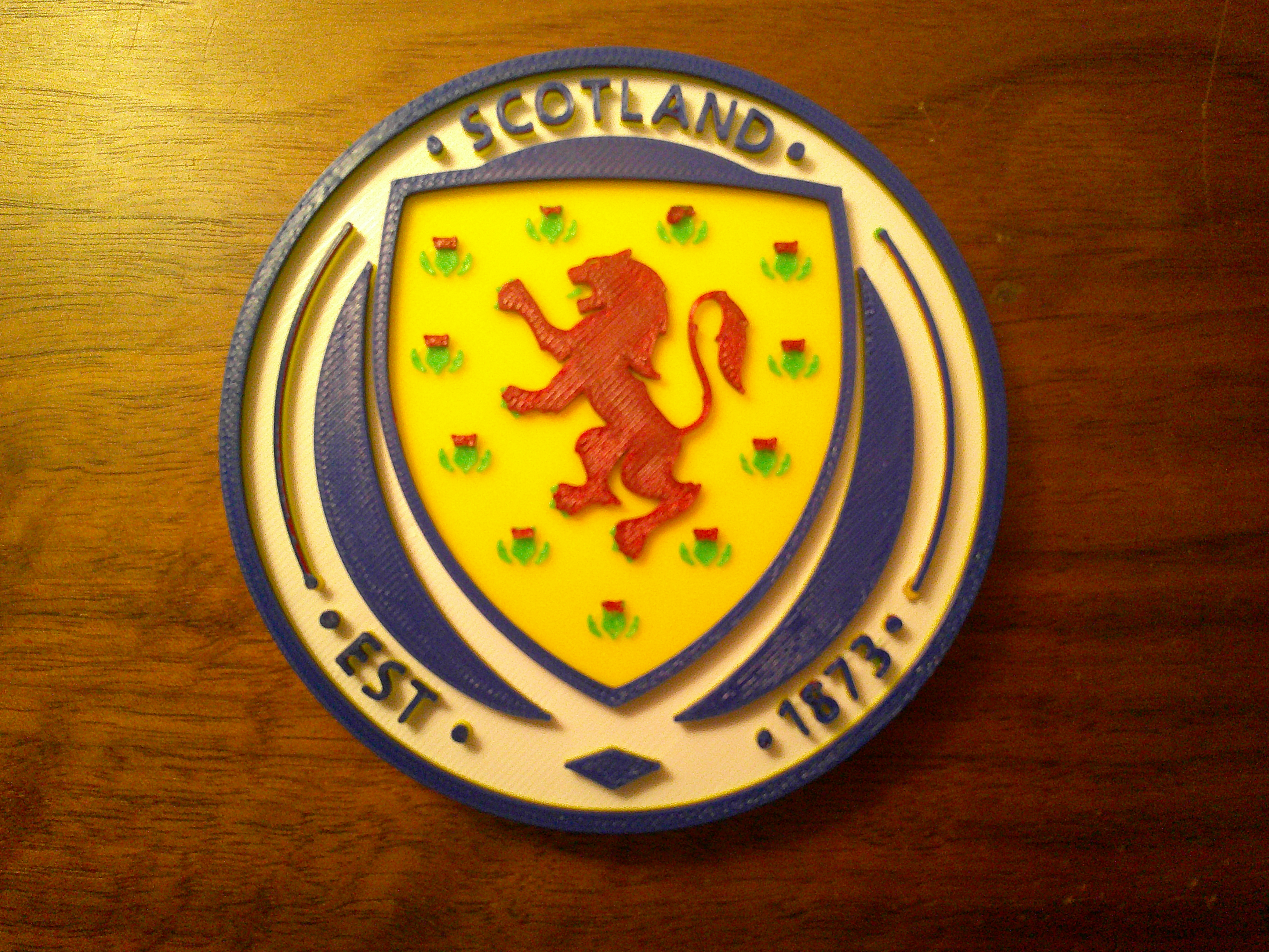 Scotland National Football Team Logo Coaster or Plaque