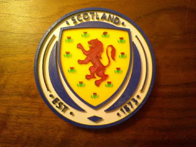 Scotland National Football Team Logo Coaster or Plaque