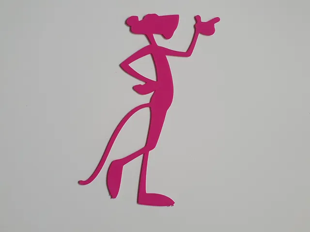 Pink Panter Wall Decor