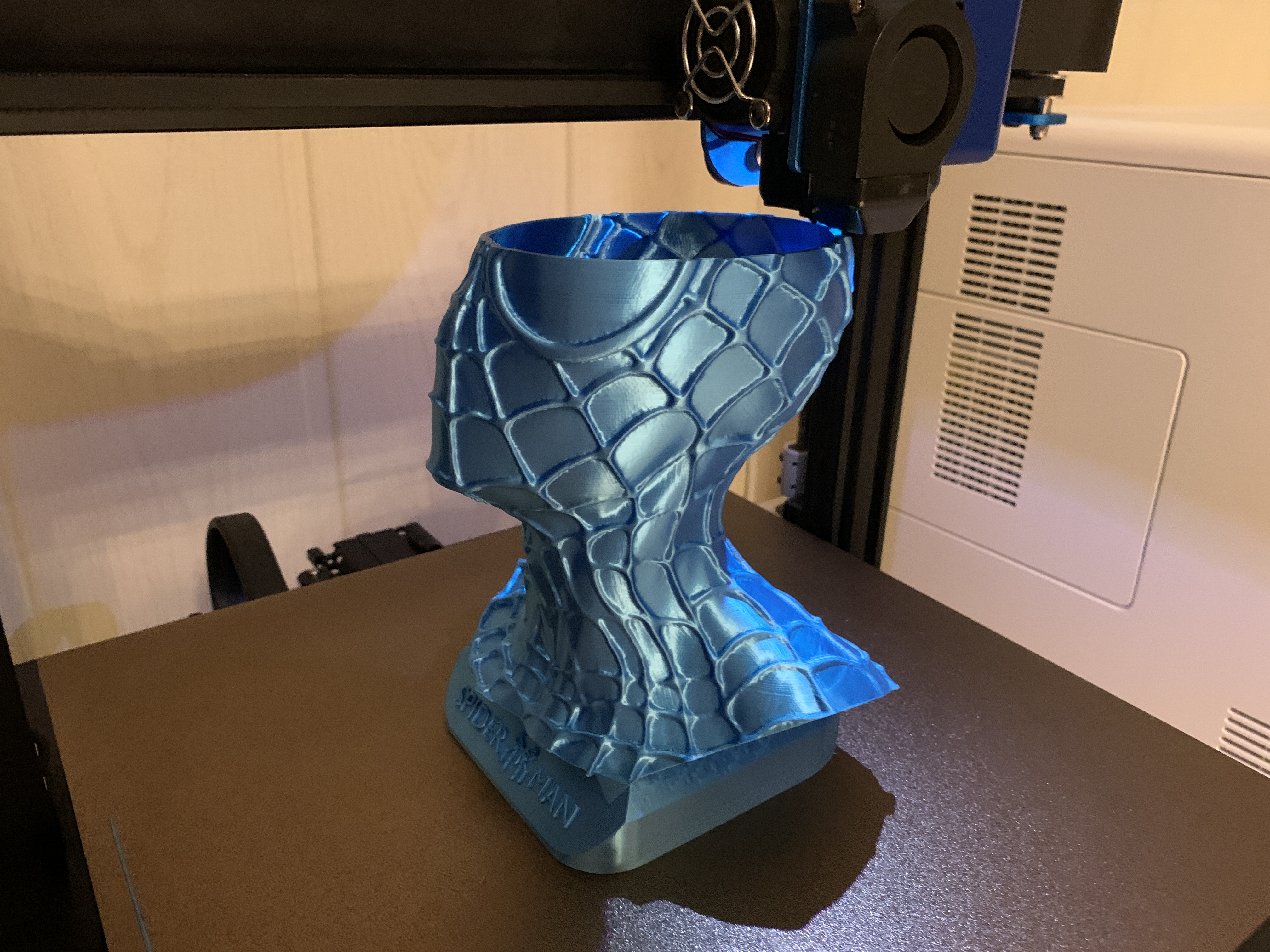 Spiderman Bust Büste - easy print 3D model thumbnail