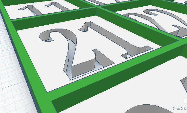 Tambola Game Board Template