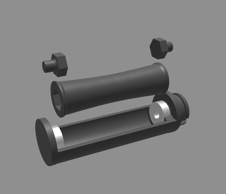 Upgraded filament holder - for Anycubic Kobra