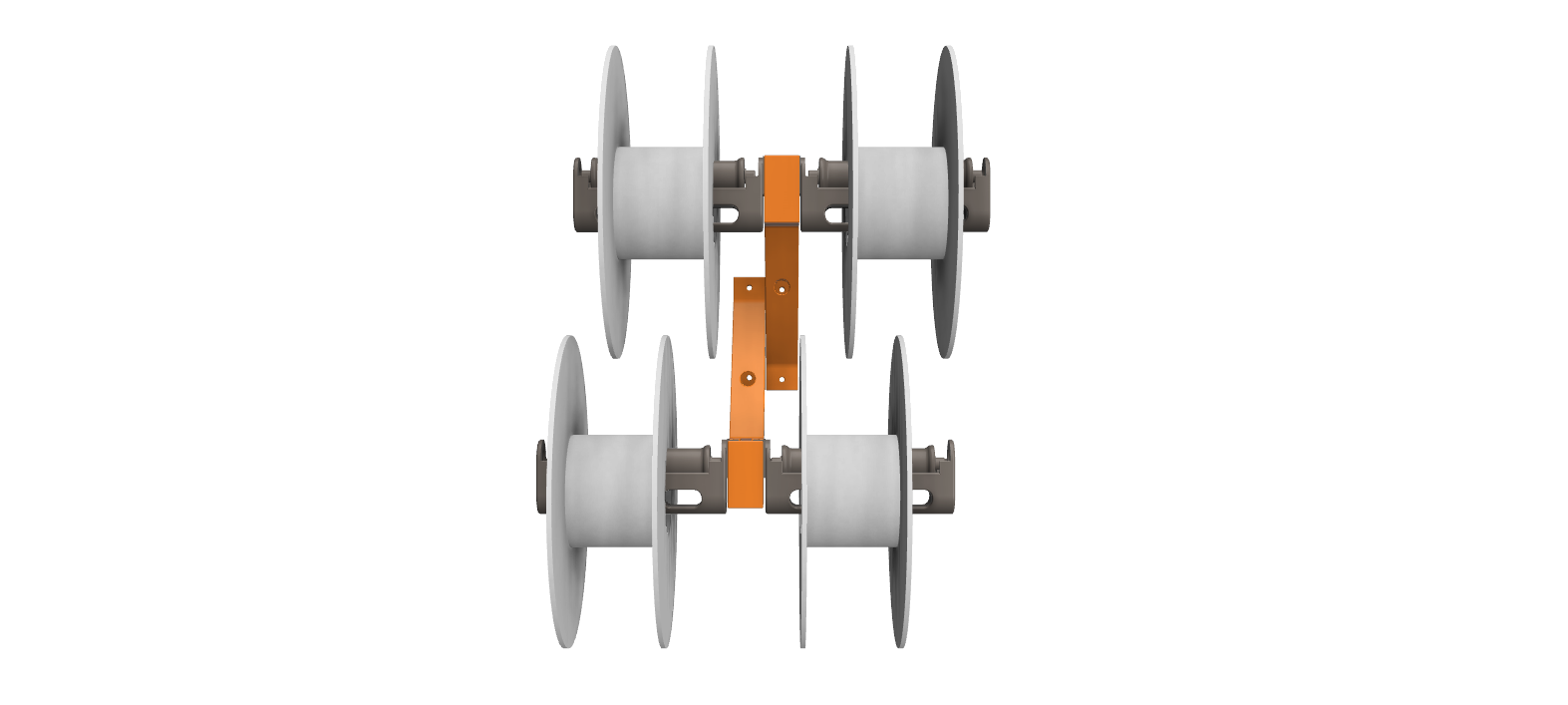 Filler - Minimalist Dual Wall-mount 3D model thumbnail
