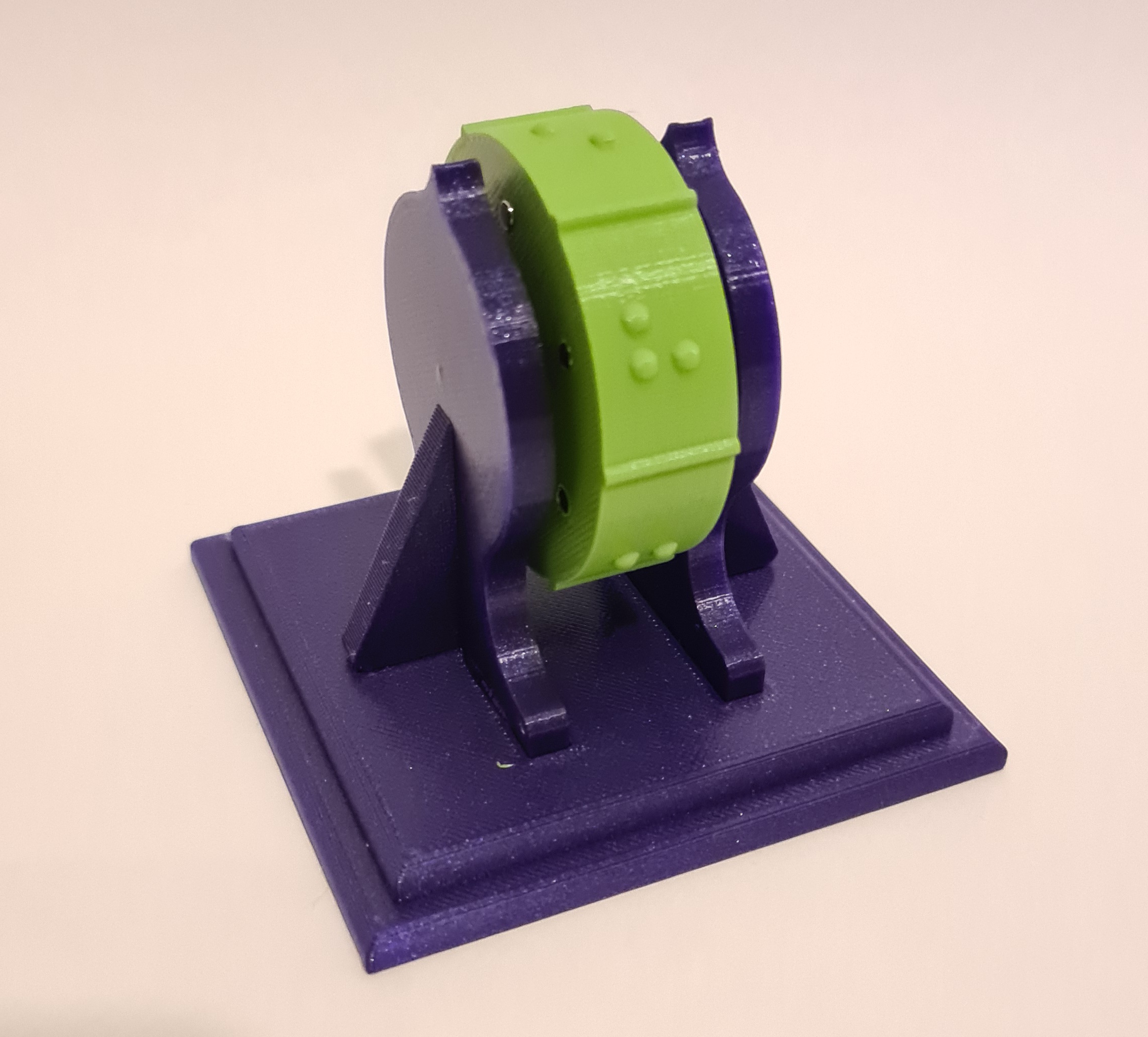 Rotating Braille Dice