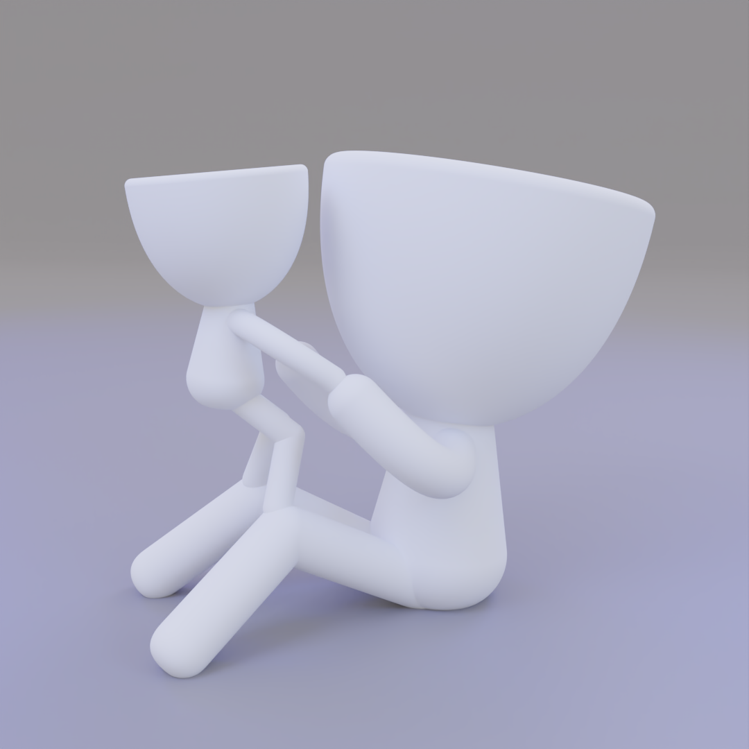 MOTHER'S DAY ROBERT POT - MOTHER AND SON 3D model thumbnail
