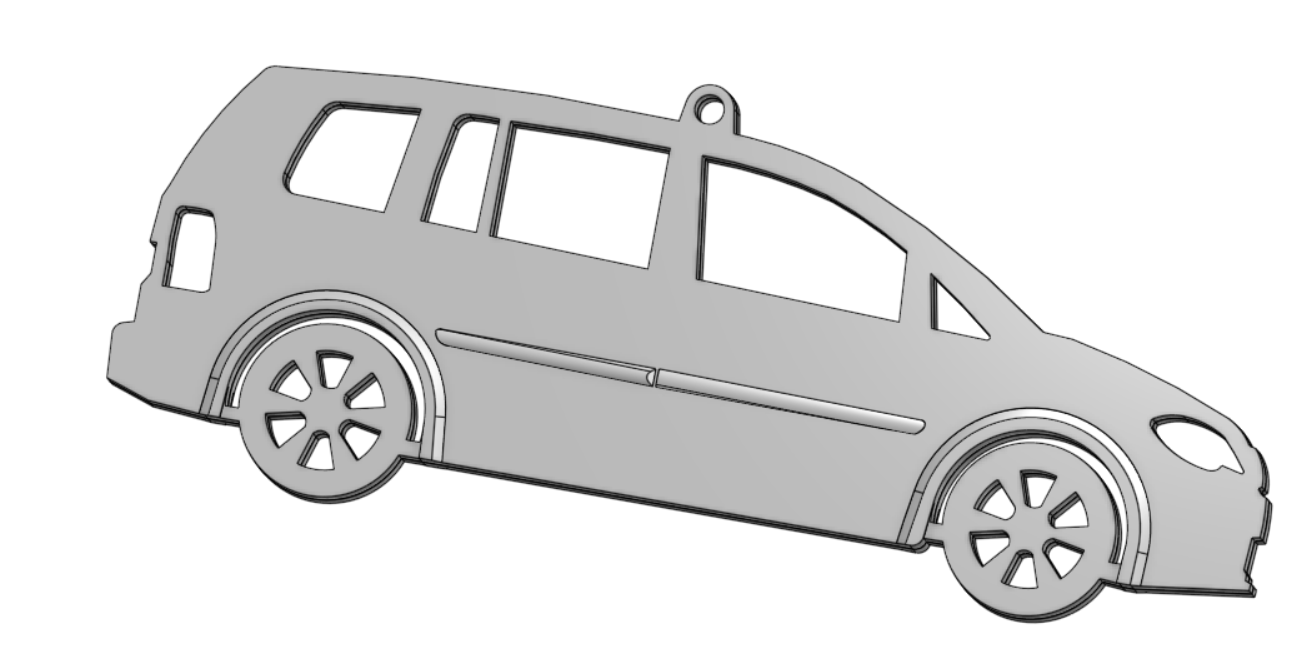 VW Cross Touran by mrmila, Download free STL model
