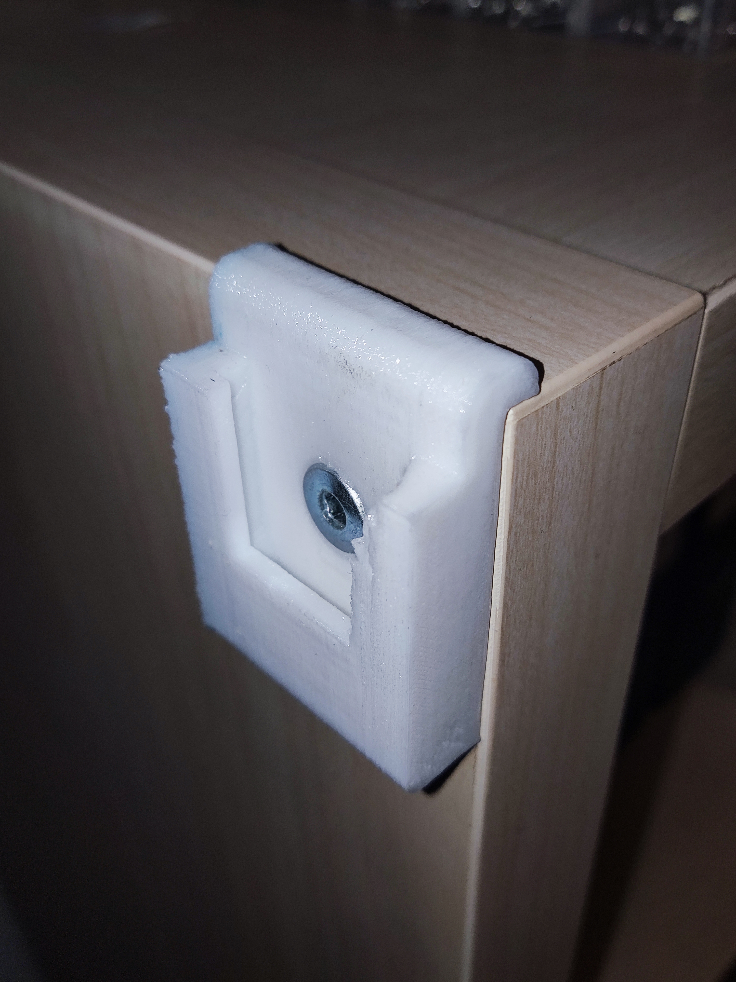 IKEA KALLAX mount brace for Filler Filament holder 3D model thumbnail