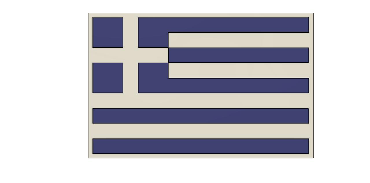 Greek Flag 2 colors
