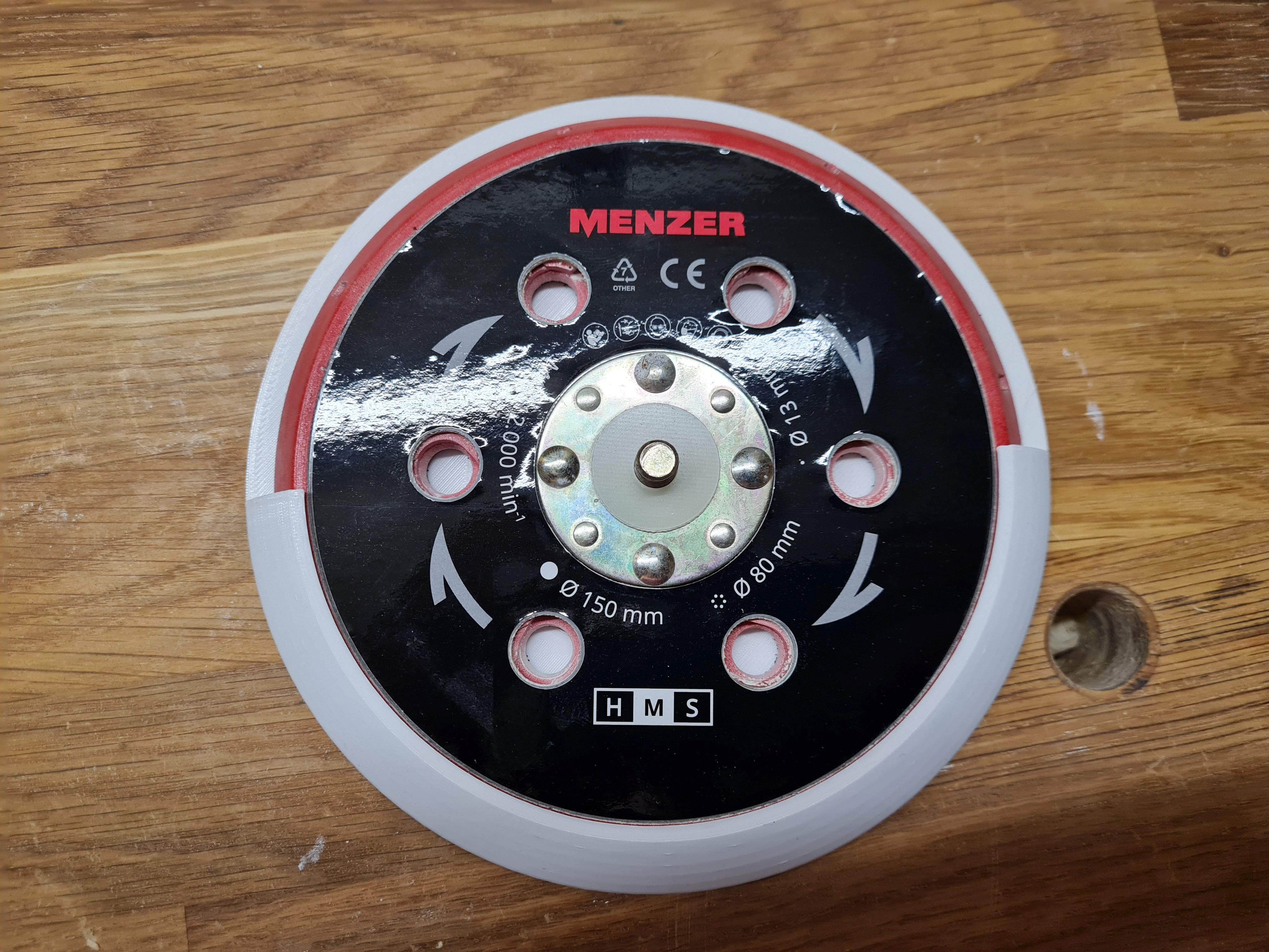 Random Orbital Sander wall mount for 150 mm sanding discs by