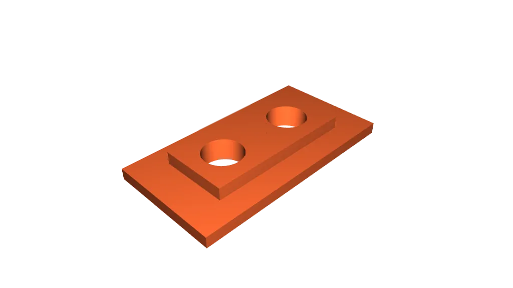 Simple door handle by Crafz | Download free STL model | Printables.com