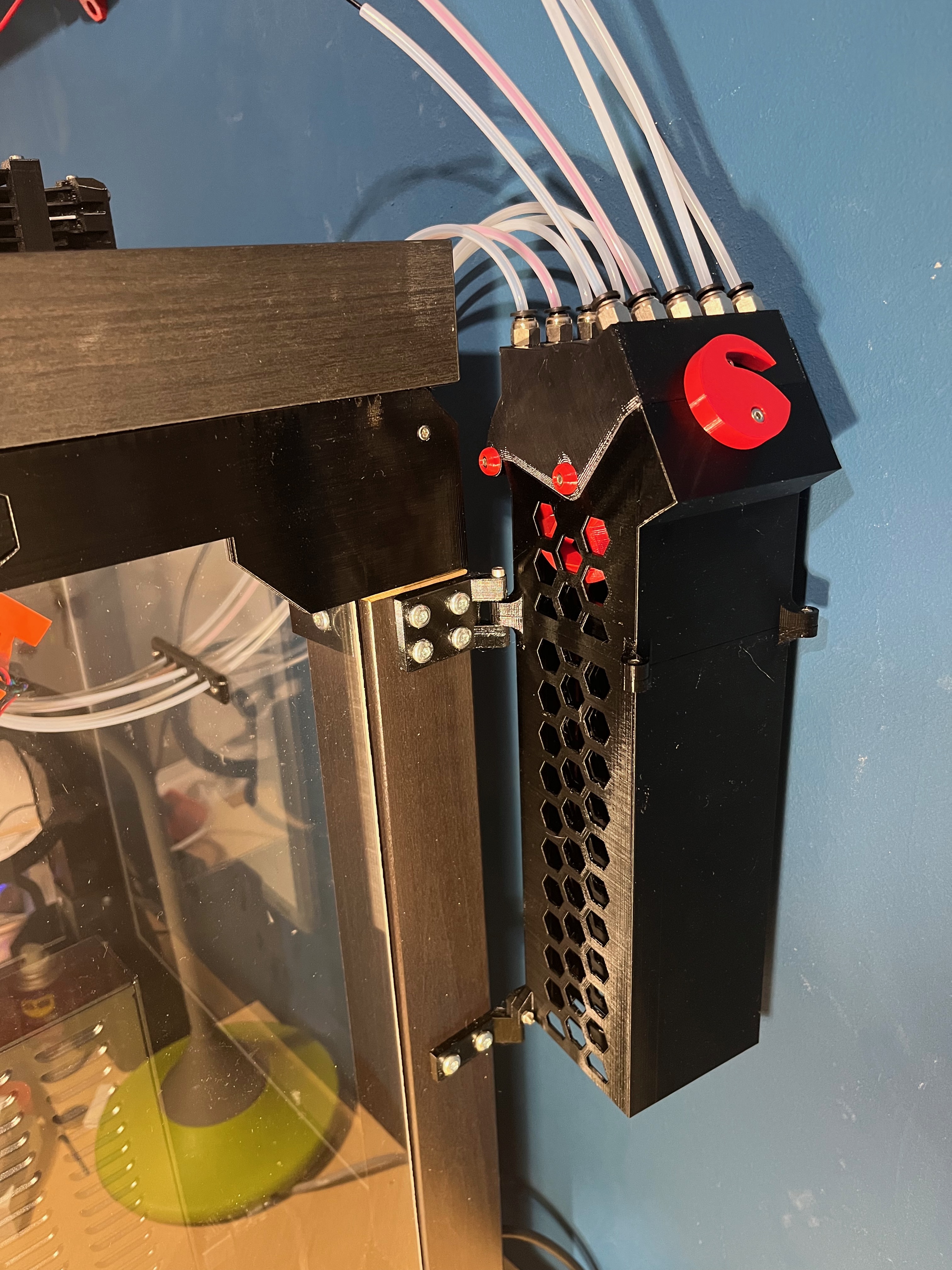 MMU2S buffer ikea lack holder