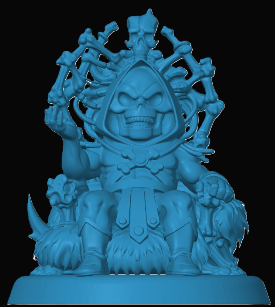 Miniatura 3 do modelo 3D Skeletor Inspired Chibi