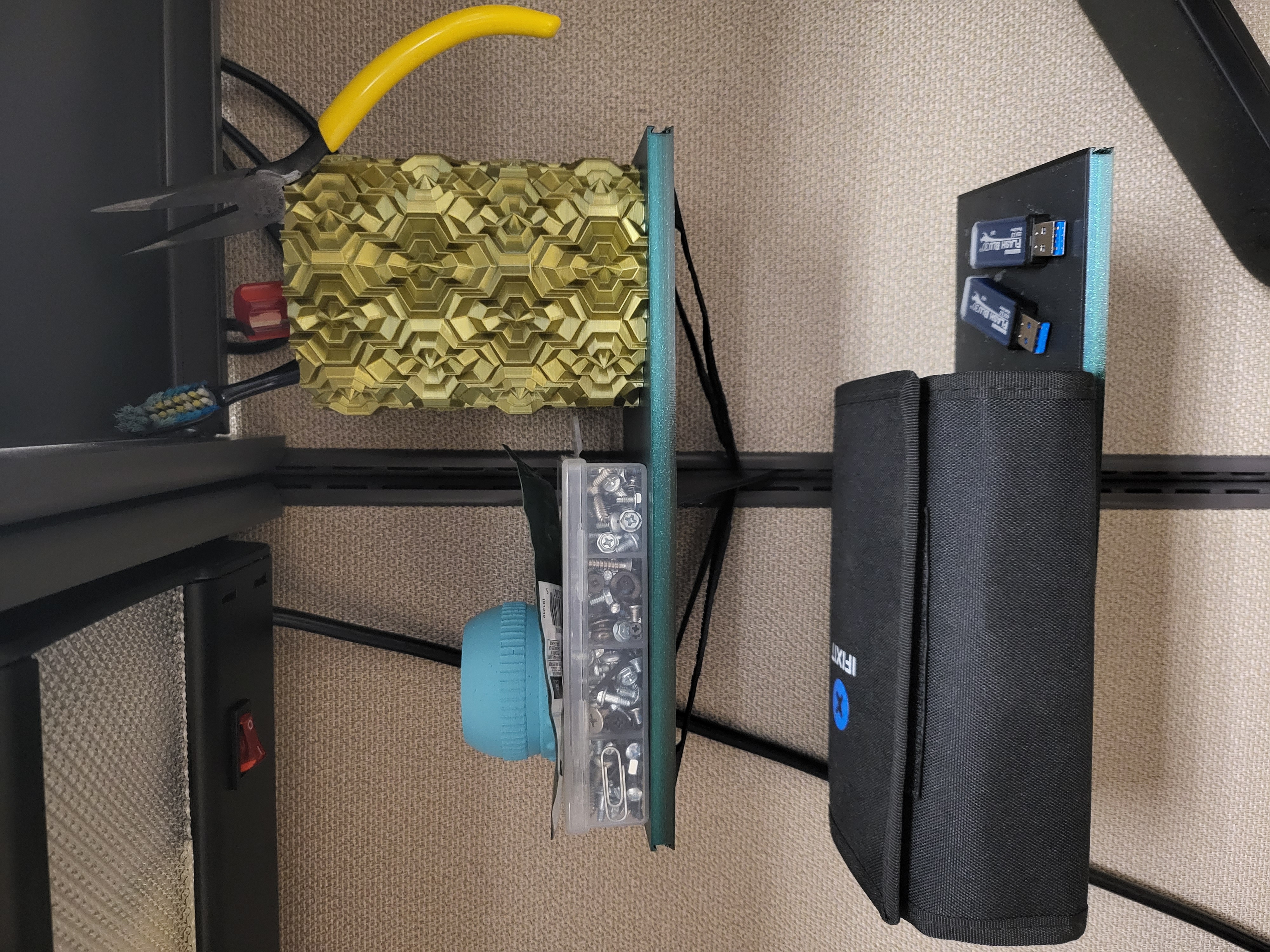Cubicle Rail Shelf