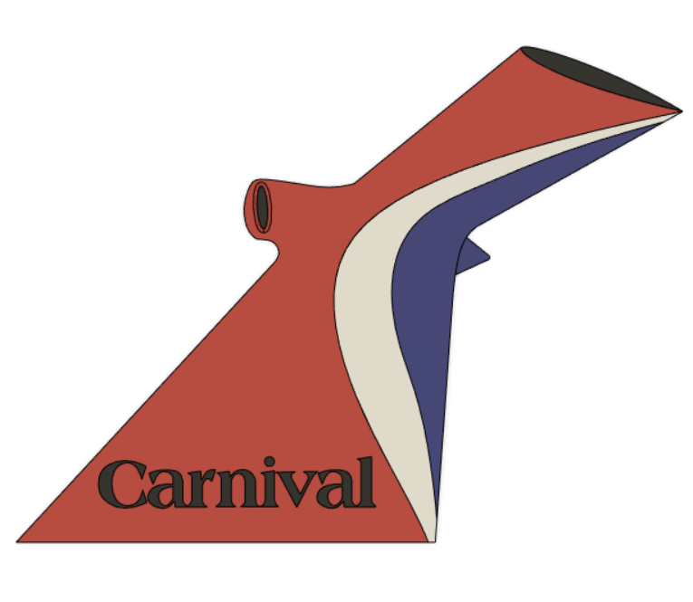 Carnival Cruise Line Funnel MMU by Zachery124 | Download free STL model ...