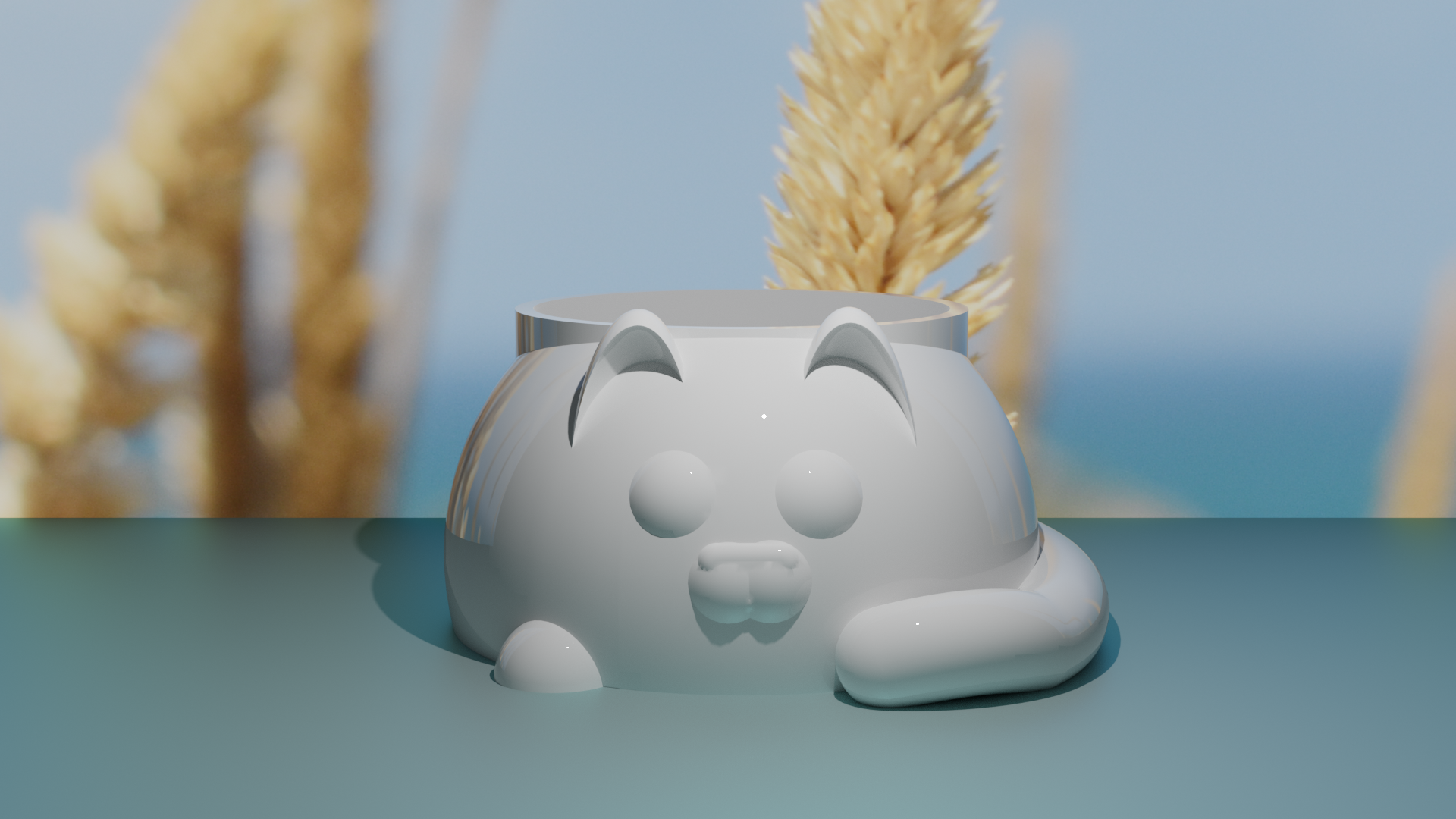 Cute Cat Planter