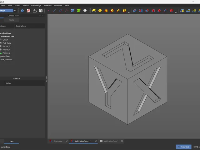 Freecad Calibration Cube