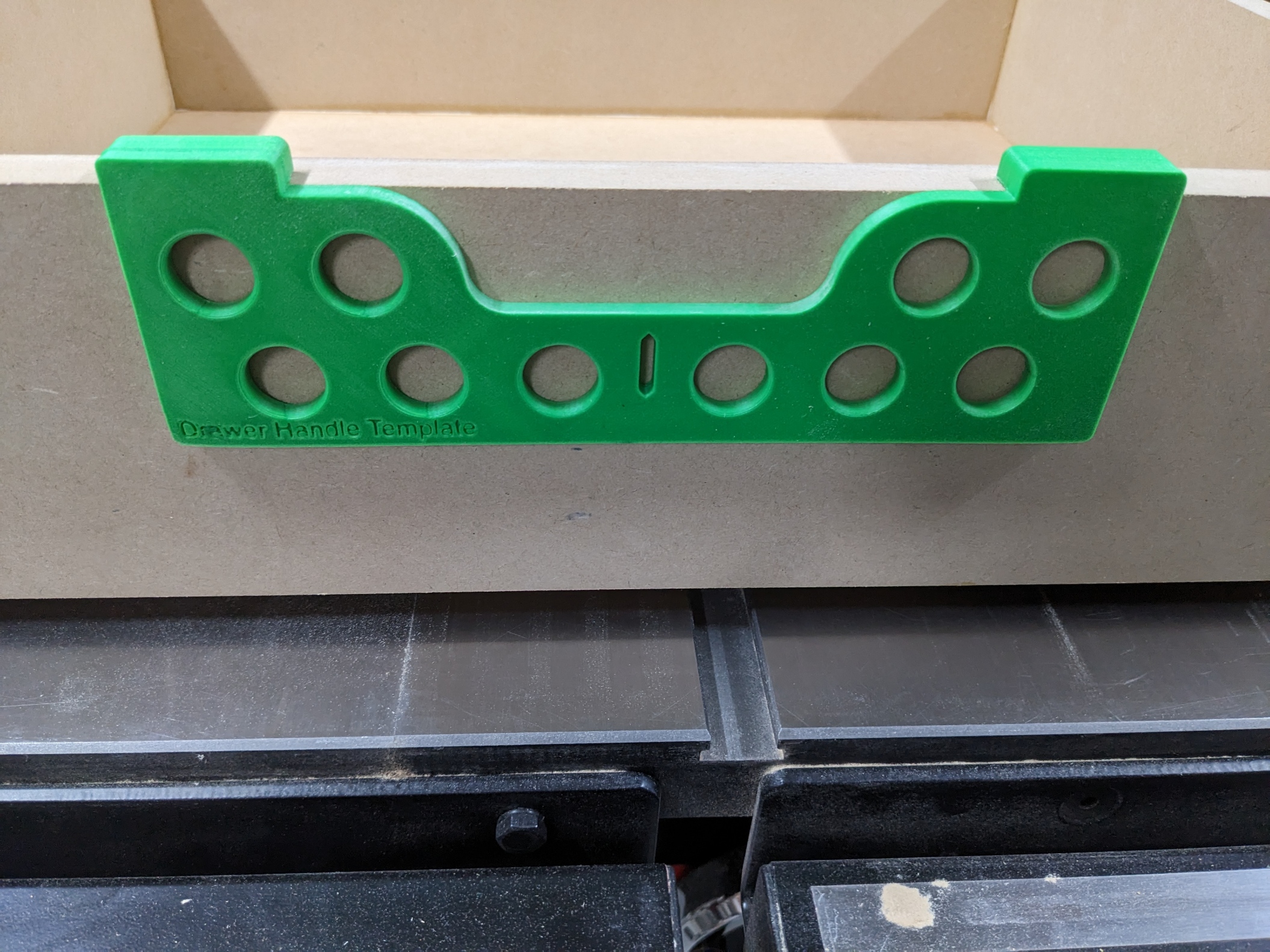 Drawer Handle Router Template