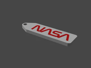 NASA Keytag by Leo | Download free STL model | Printables.com