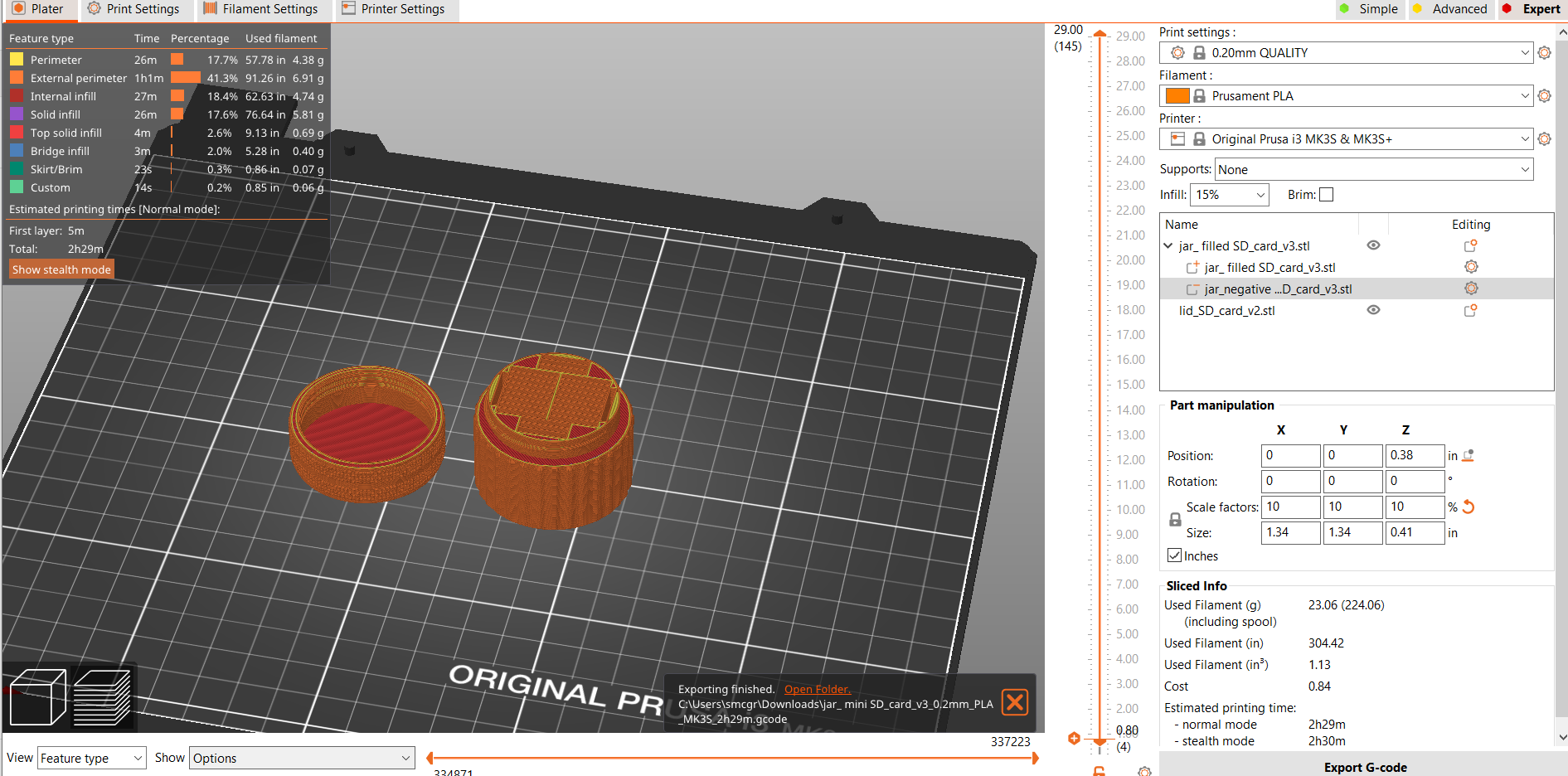 Mini sd card case by Skraggles | Download free STL model | Printables.com