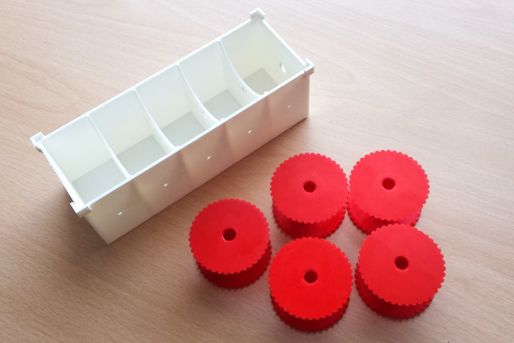 Miniatura 4 do modelo 3D Wire Dispenser - Easy and Stackable - Organizer