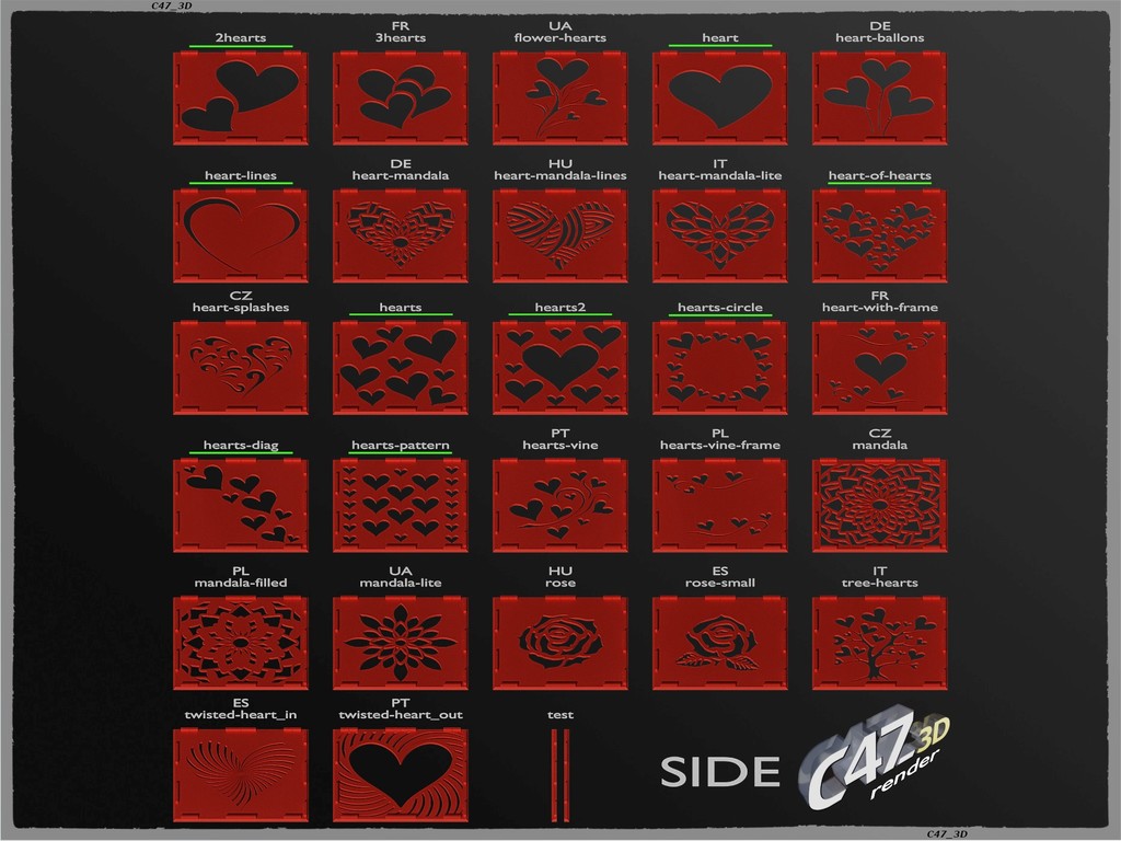 Miniatura 11 do modelo 3D LoveCube