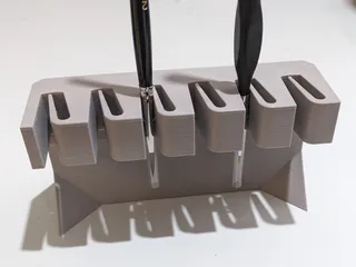 3D Printable Vallejo Paint Rack by Stu