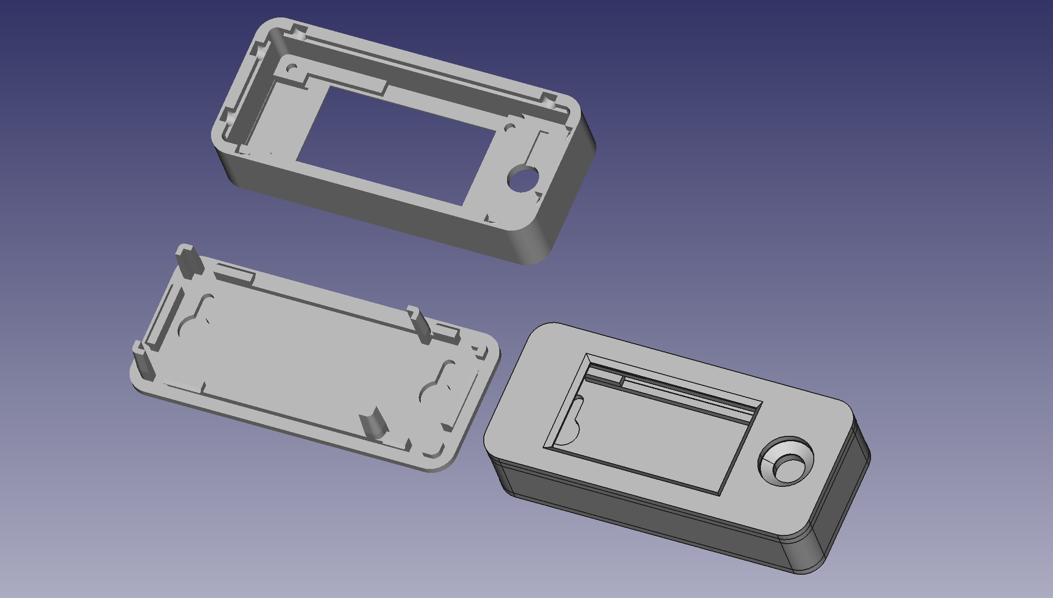 Housing for sunton ESP32 1732S019 and a rotary encoder/switch