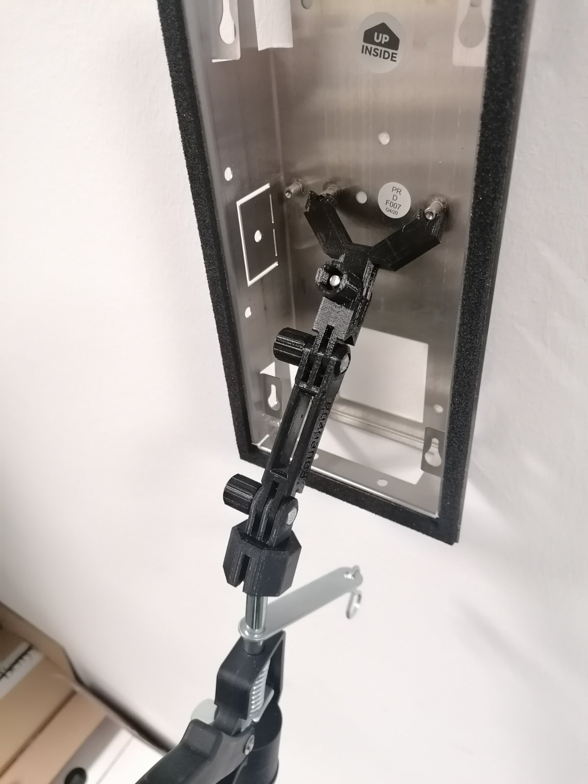 Doorbird box mounting holder