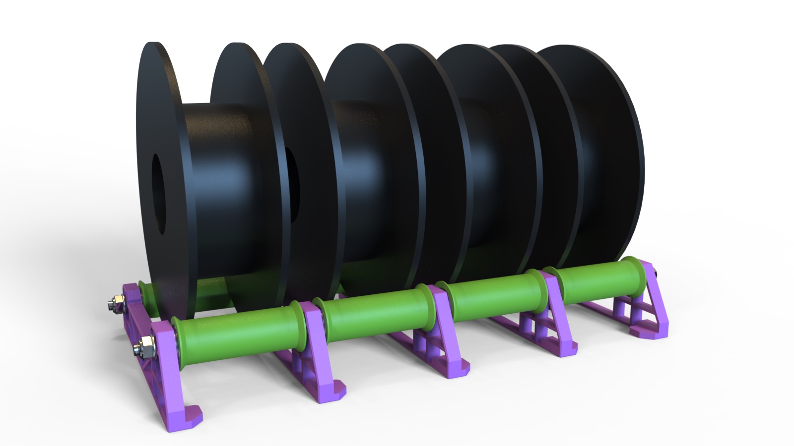Section Spool holder by OhMyGiob | Download free STL model | Printables.com