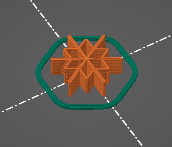 MiniPrints #10 - snowflake