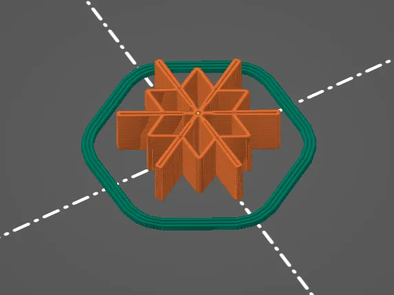 MiniPrints #10 - snowflake