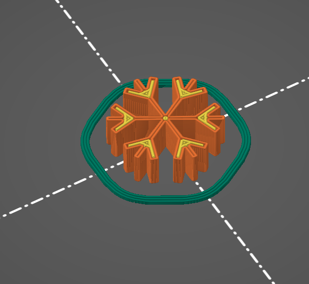 MiniPrints #11 - snowflake 2