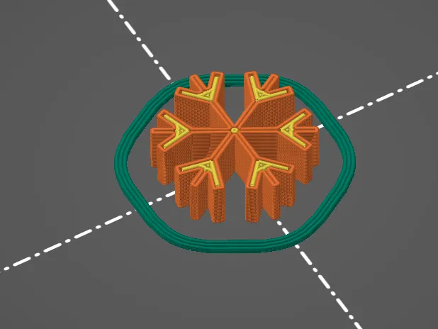 MiniPrints #11 - snowflake 2