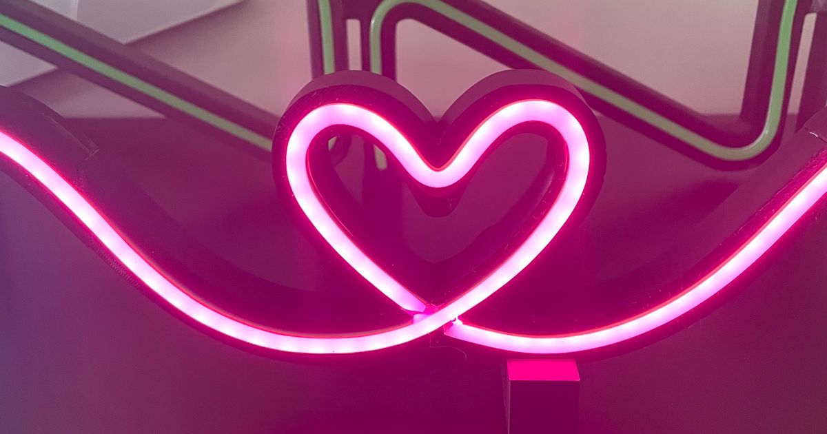 Led Neon Heart by Licky Lauda | Download free STL model | Printables.com
