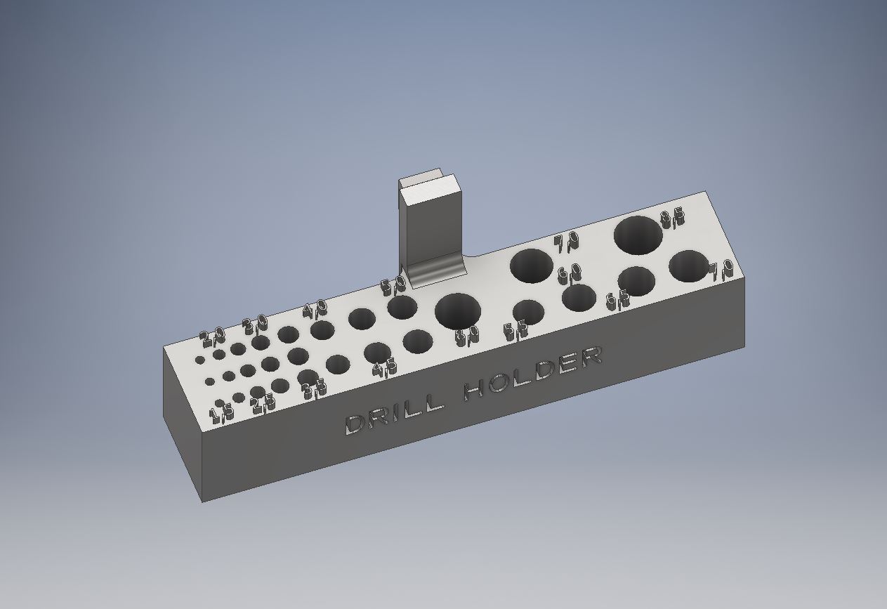 Drill holder by MaverickR Download free STL model