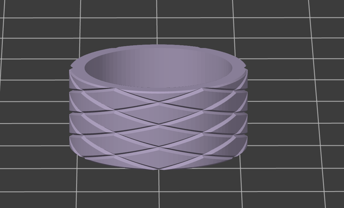 Anillo Mosaico Rombos