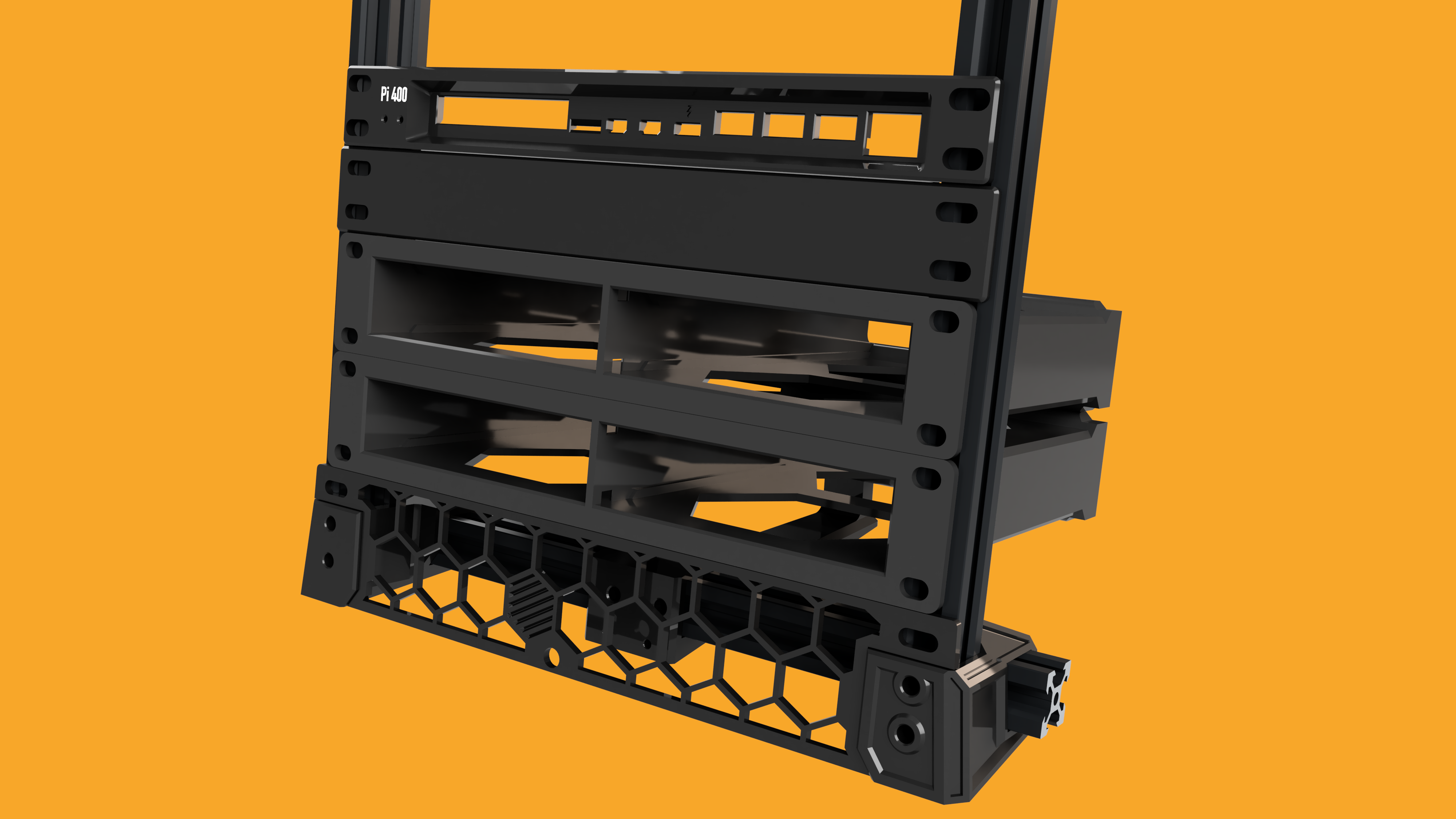 QuickRack V0.1 - 10 Inch+ Compatible RackMount System.