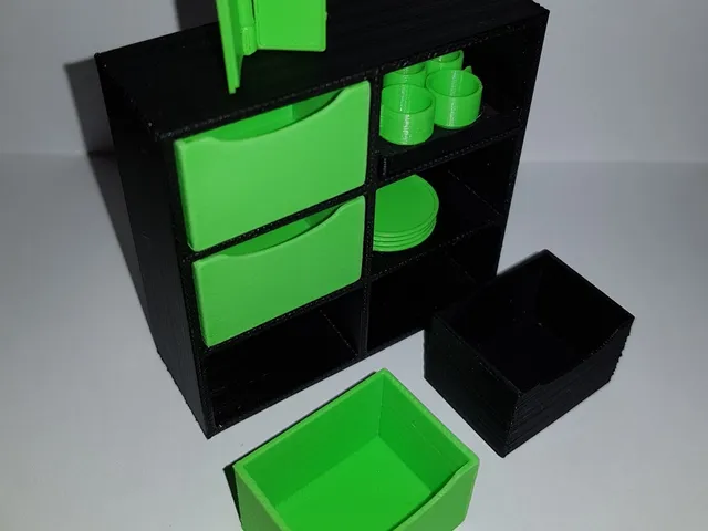 Cabinet and drawers