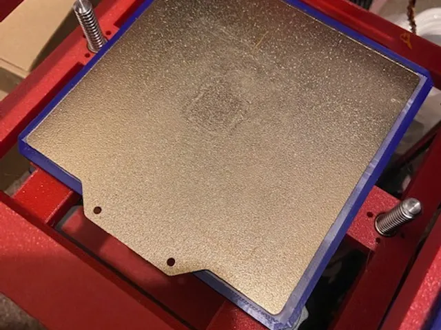 V0 Printed Bed Plate