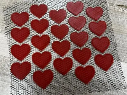Heart Shapes - Print on Fabric