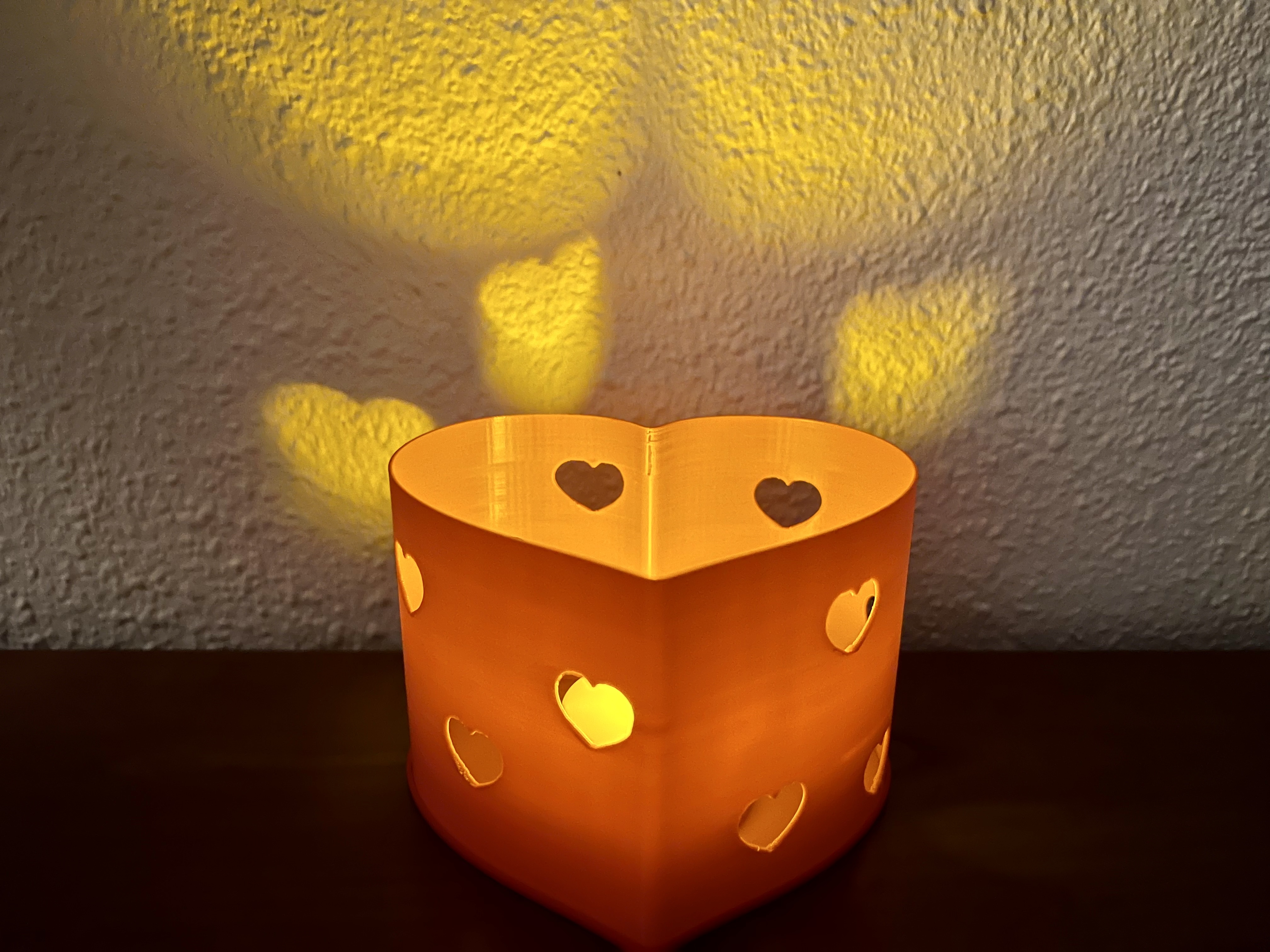 Candle Holder Hearts Valentine's day
