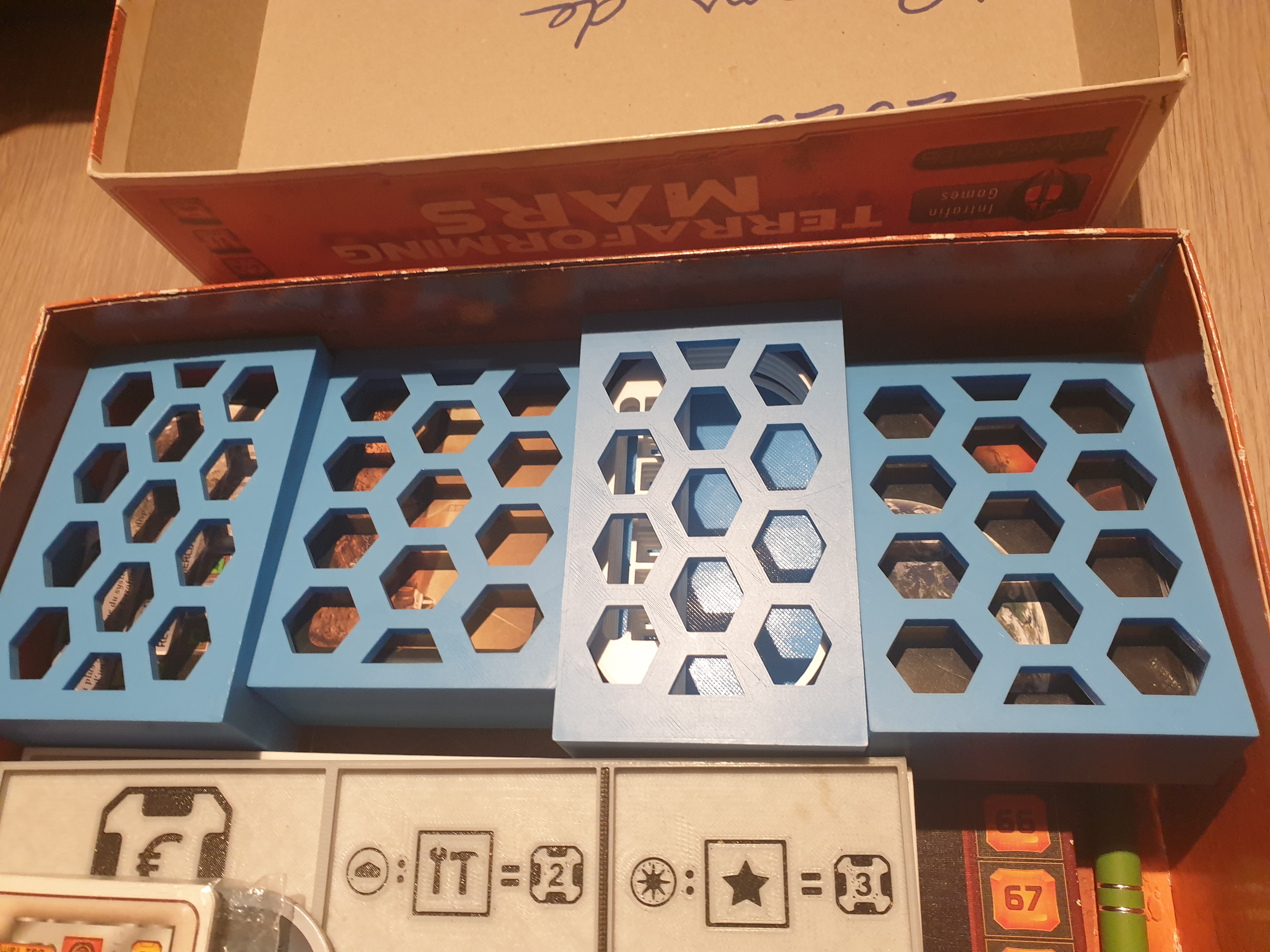 Boite rangements des cartes Terraforming Mars + cités