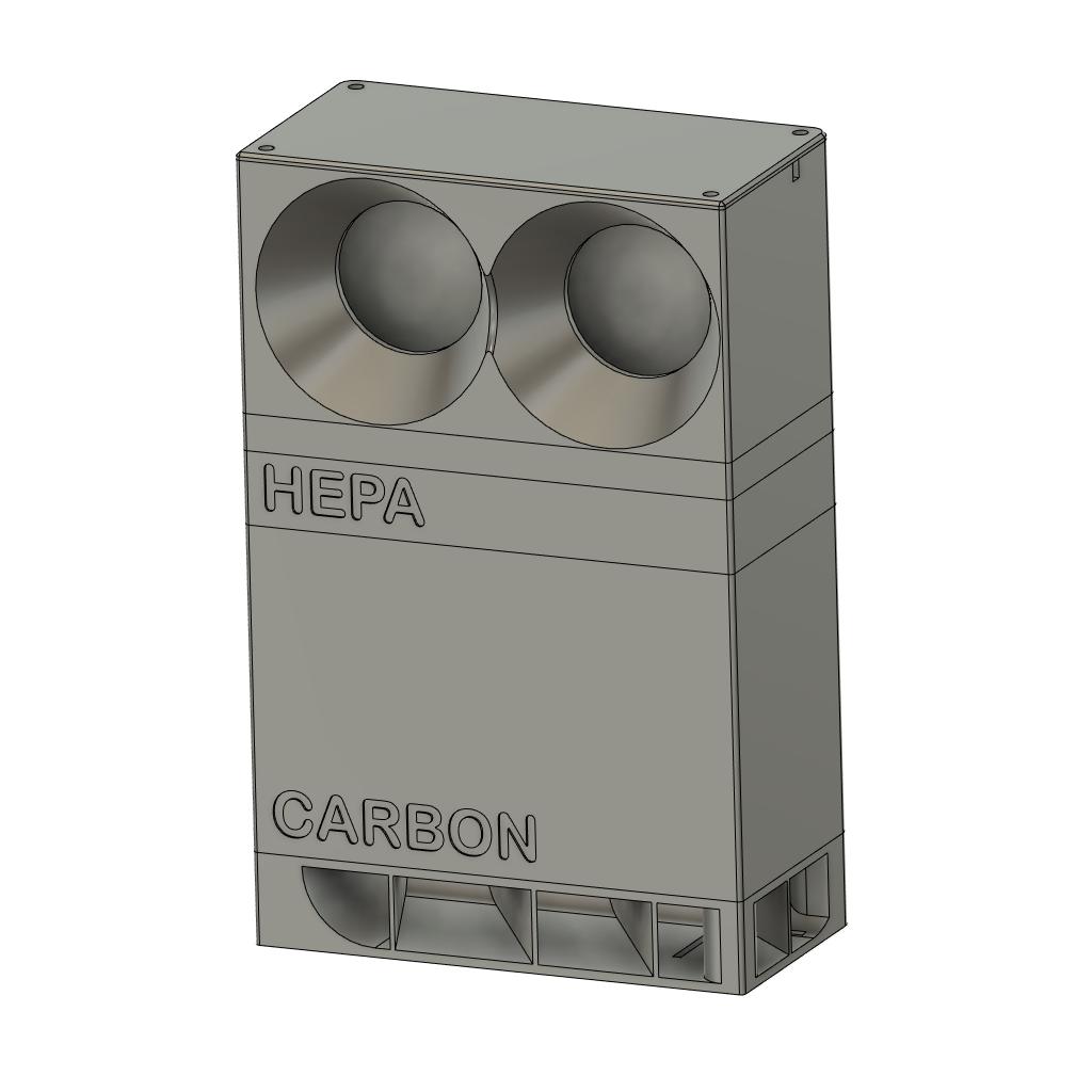 BentoBox 2x 5015 radial fans HEPA/Carbon filter