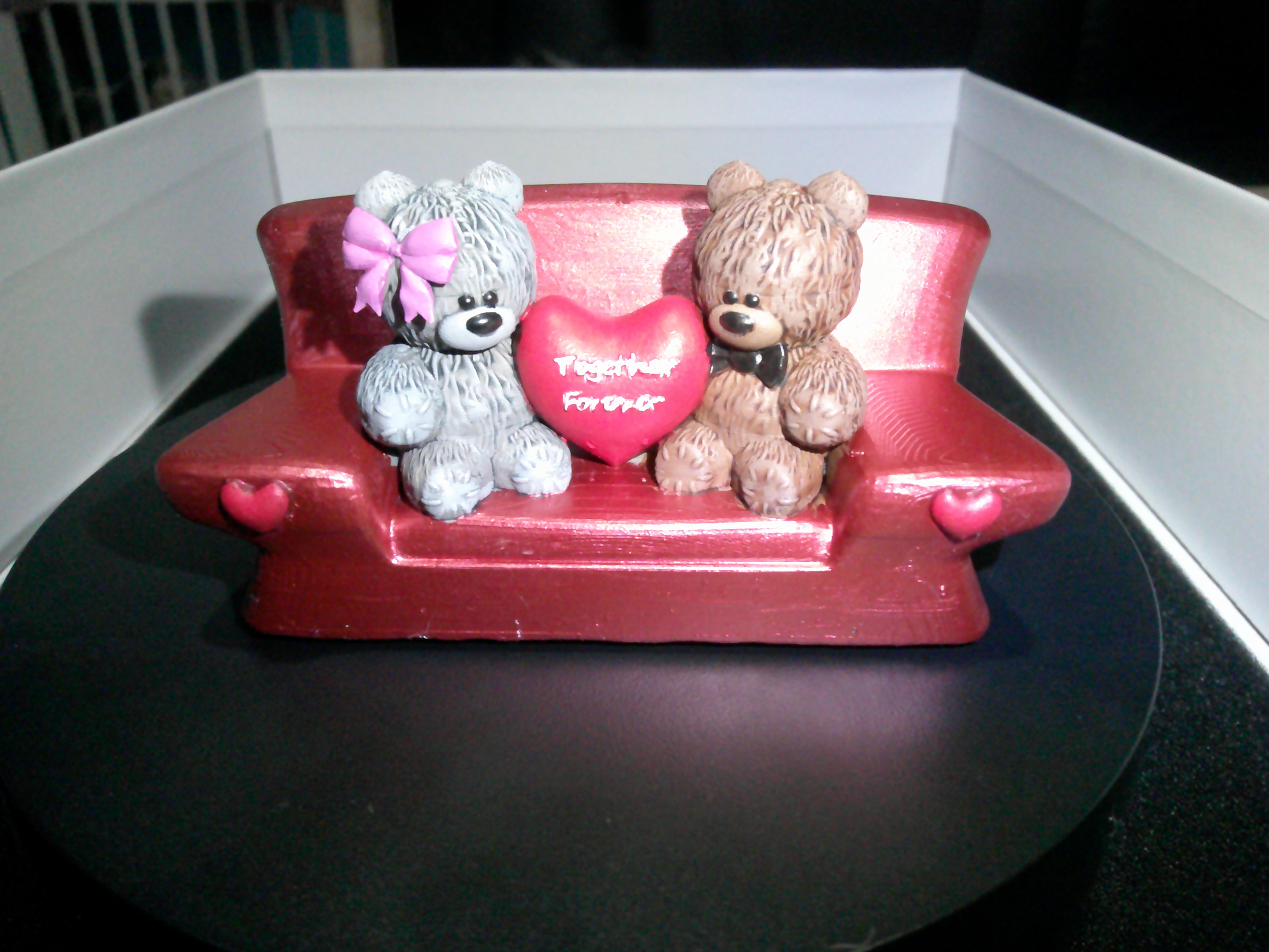 Together Forever Share-Bears on Sofa
