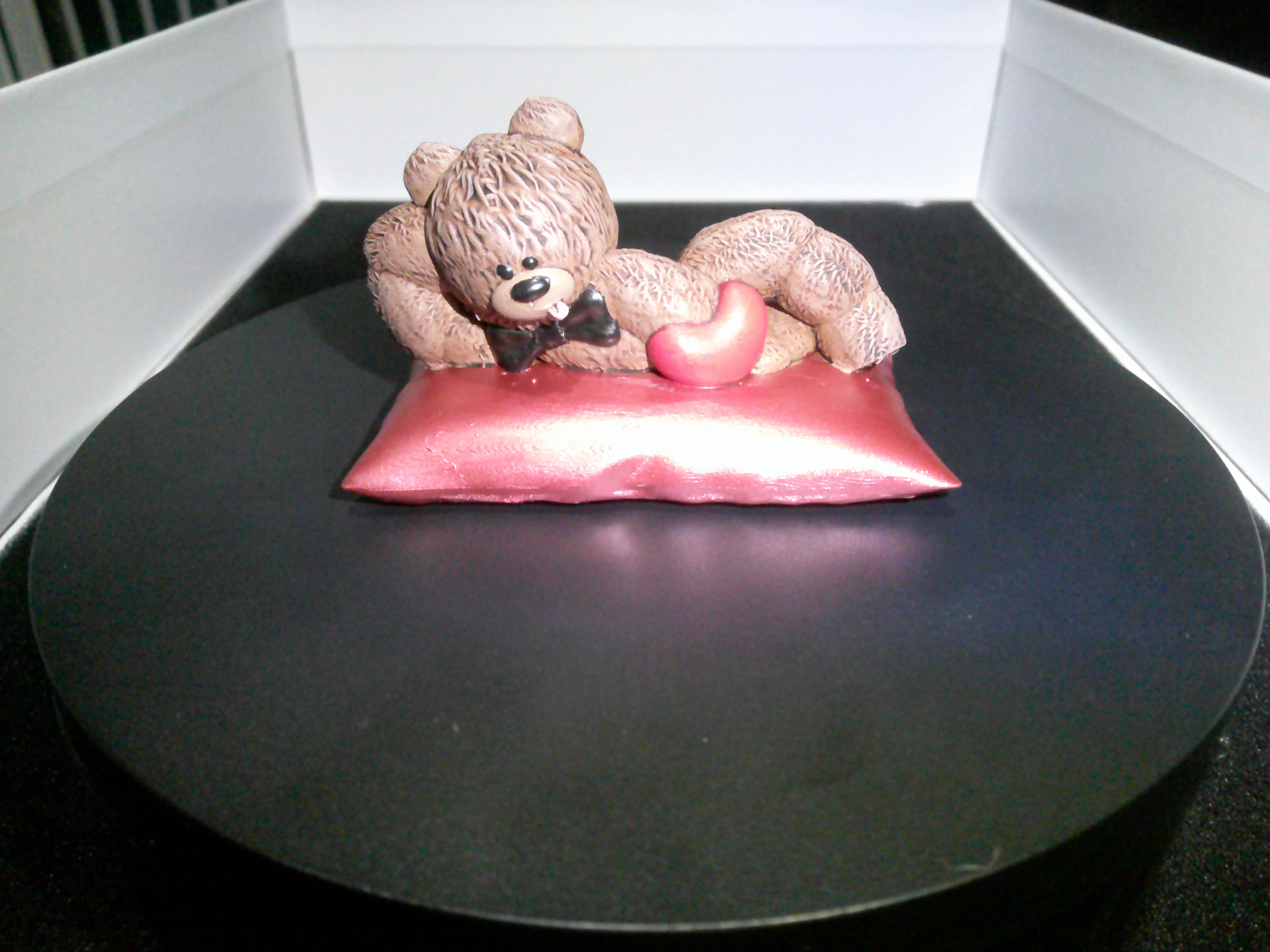 Seductive Valentines Bear on Pillow