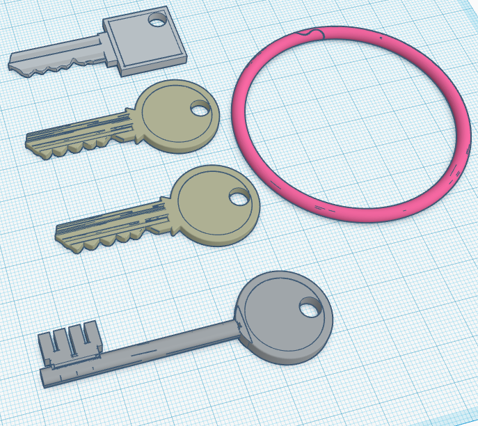 Toy keys for the kids