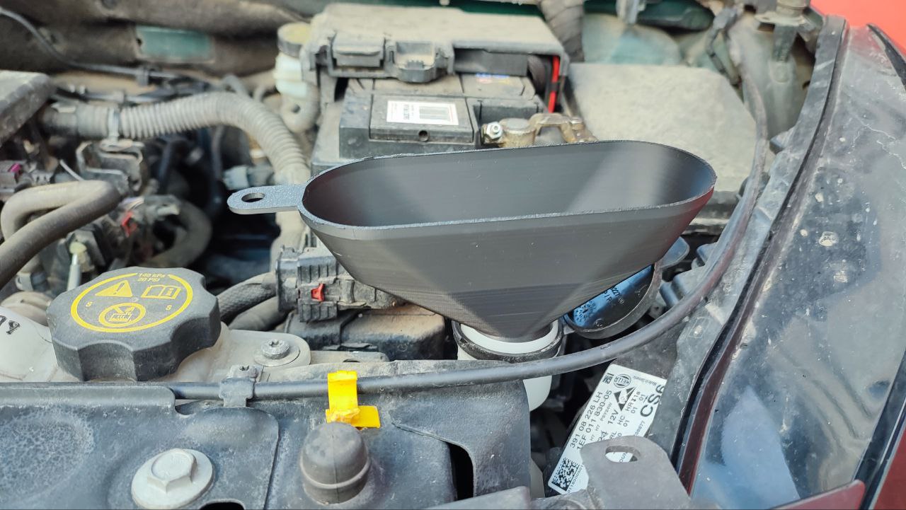 OPEL Wischwasser Trichter / OPEL wiperwasher fluid funnel